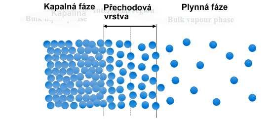 povrchová vrstva mezi kapalinou a pevnou látkou Tyto povrchové vrstvy mají tloušťku jen několika molekul,