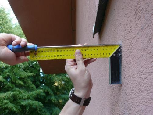 Detailní pohled na vady fasáda