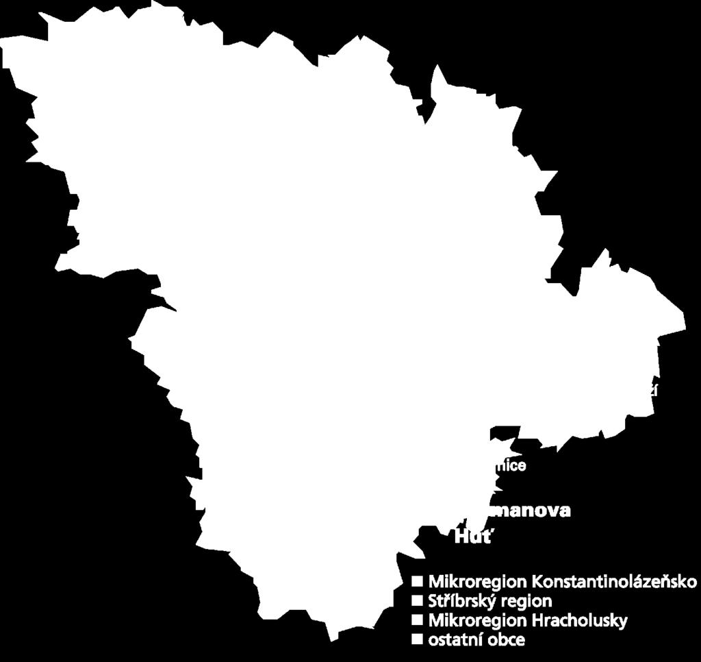 Plzeňský kraj 38 obcí cca 30