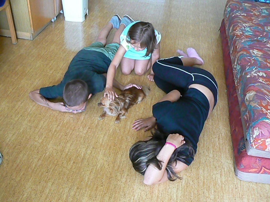 byly na Darinku velice milé a ta si jejich mazlení naplno užívala. Darinka se jde podívat také na malou holčičku, která nemůže z lůžka.