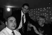Rozhodcovia z UK: Andrew Westwood a Danny Gilmour s J.Kubaľom ml.