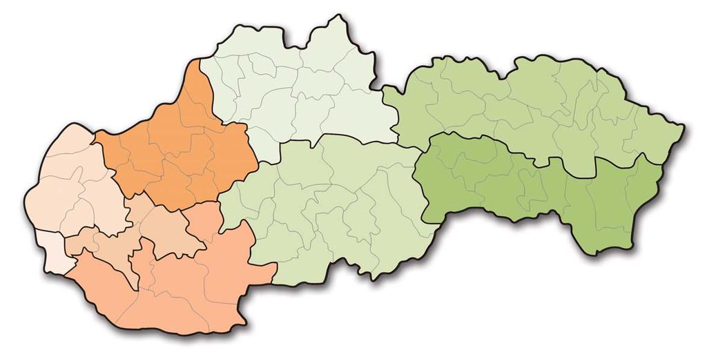 Kontakty a rozdelenie predajných oblastí Mapa predajných oblastí 1 MA SI MY NM SE 2 TT PK SC GA BA SA PU IL TN PN TO PE HC 3 ZM NR DS NZ 4 5 BN BY PB PD ZC LV CA KM ZA MT TR ZH ZV BS KA 6 BB NO DK RK