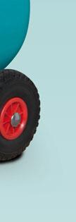 Ergonomické držadlo s gumovou rukojetí a přepravní držadlo na