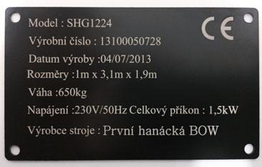 velikost značeného objektu 110 110 mm 200 200 mm