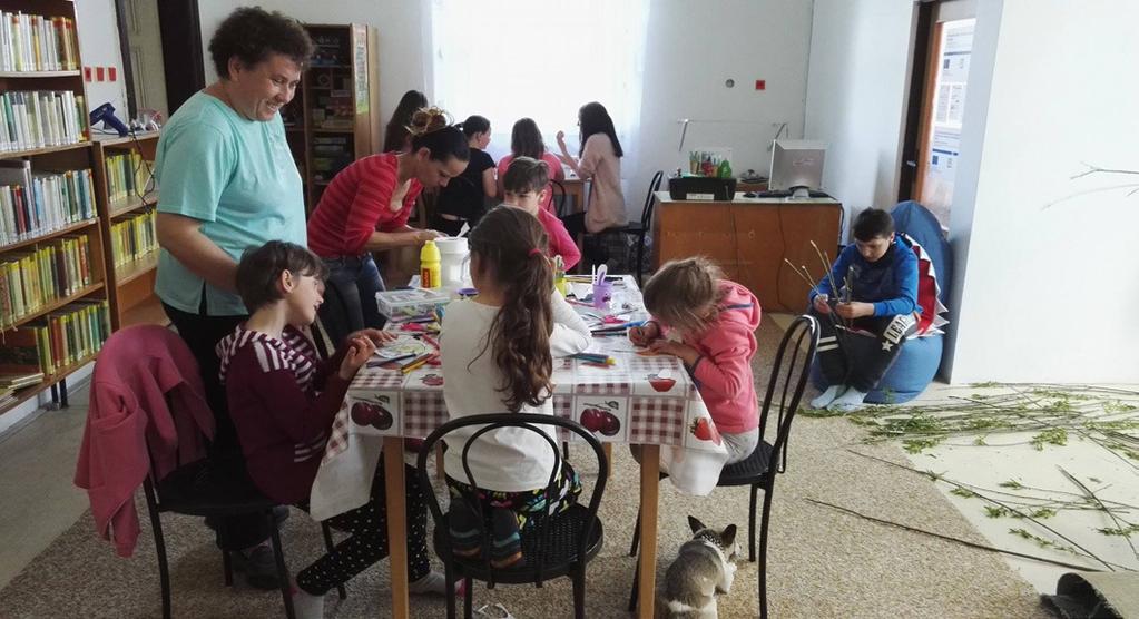 Po cestě za pokladem děti plnily různé úkoly, díky kterým získávaly indície a směr další cesty.