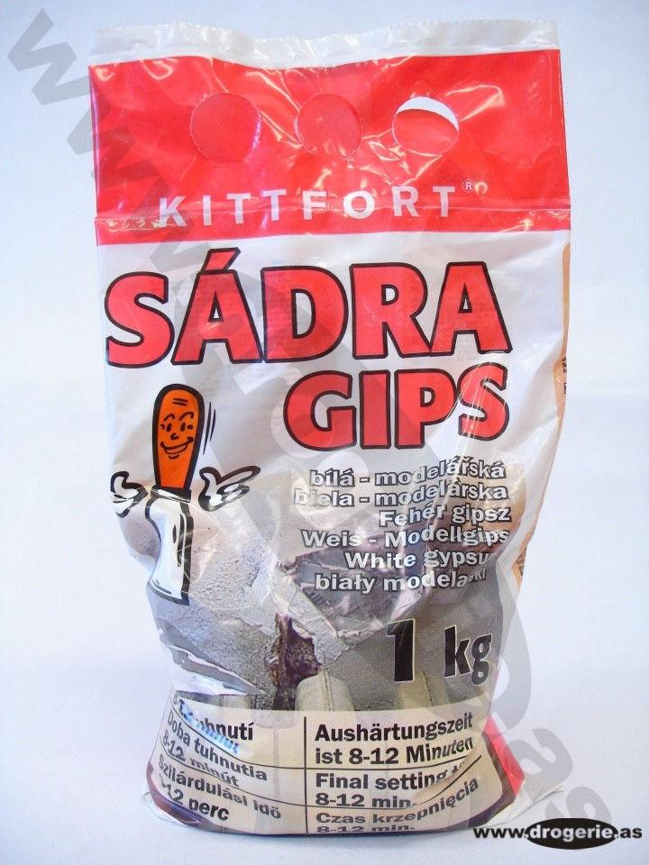 Příloha č. 1 Charakteristika jednotlivých druhů sádry Sádra KITTFORT bílá Vyrobená 10.3.