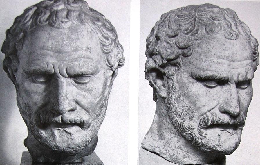 7 Démosthenés, (384-322) socha D.