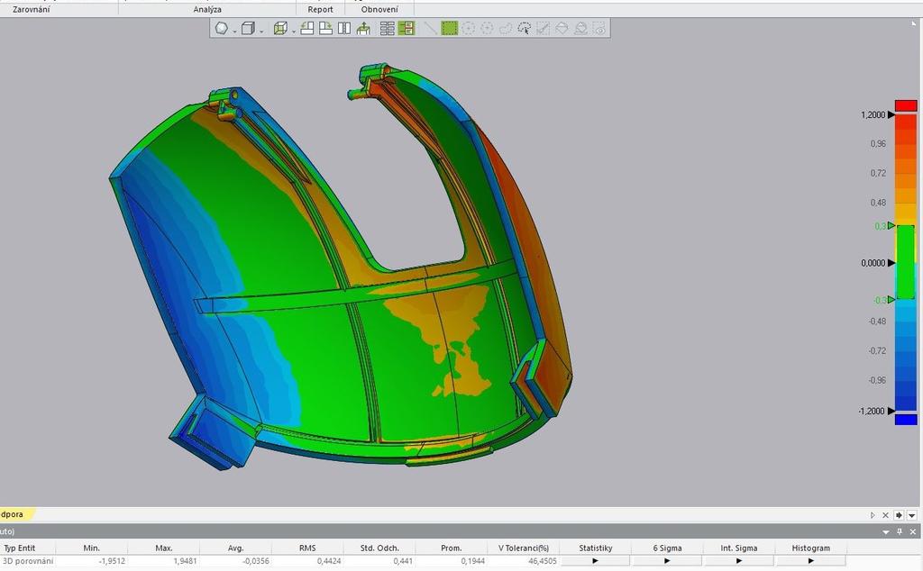 základního CAD modelu (zadní strana) 5