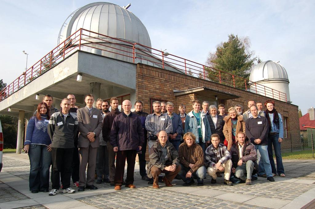 Letošní konference měla poměrně vysoké procento zastoupení mezi profesionálními astronomy z ČR i SR.