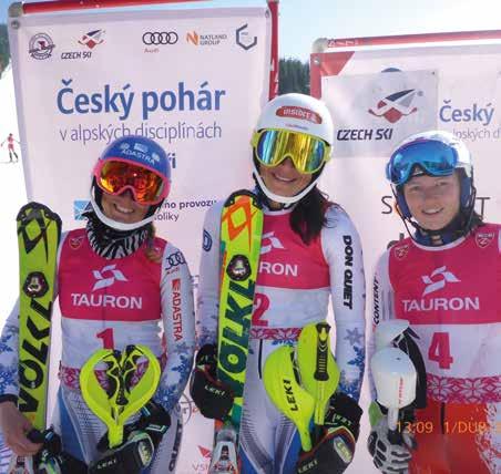 VÝSLEDKY 25 krát v Karlově pod Pradědem, pokaždé ve slalomech. Poprvé v prosinci, podruhé v lednu.