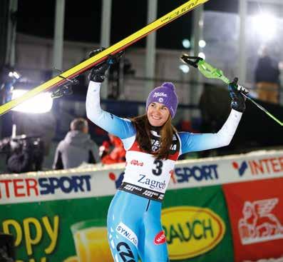 V pořadí slalomu SP obsadila 2. místo (2009), 3. místo (2007) a 4. místo (2015), v obřím slalomu nejlépe 20. (2007), v alpské kombinaci 6. (2007) a 10. (2003), v super-g 29. (2008).