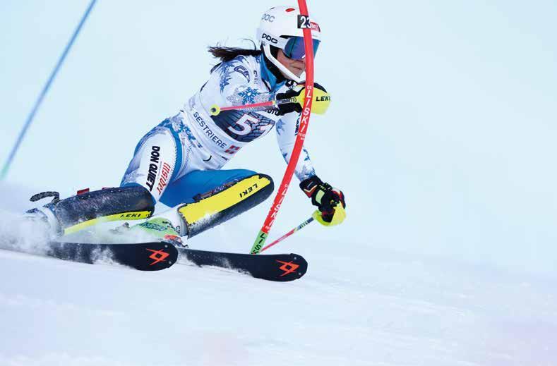 8 REPREZENTACE MARTINA DUBOVSKÁ Životní výsledky ve slalomu Sezónu plnou cestování a dlouhých přesunů ozdobenou 18. a 19.