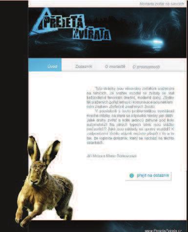 Titulní strana webu kde