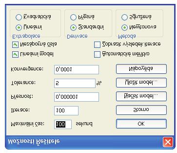 Další parametry lze nastavit v nabídce Možnosti (viz obr. 3.). U prvních čtyř položek můžeme obvykle ponechat přednastavené hodnoty.