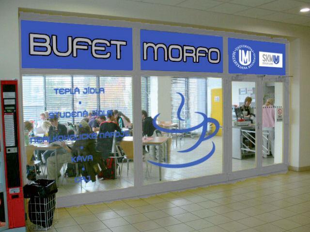4.1.4 Stravovací provoz SP IV ACADEMIC restaurant - Bufet Morfo, Bufet U Knihovny, Kavárna na Lávce V prostorách obchodní pasáže Campus Square (vedle hypermarketu Tesco) Netroufalky 14-16, Brno-