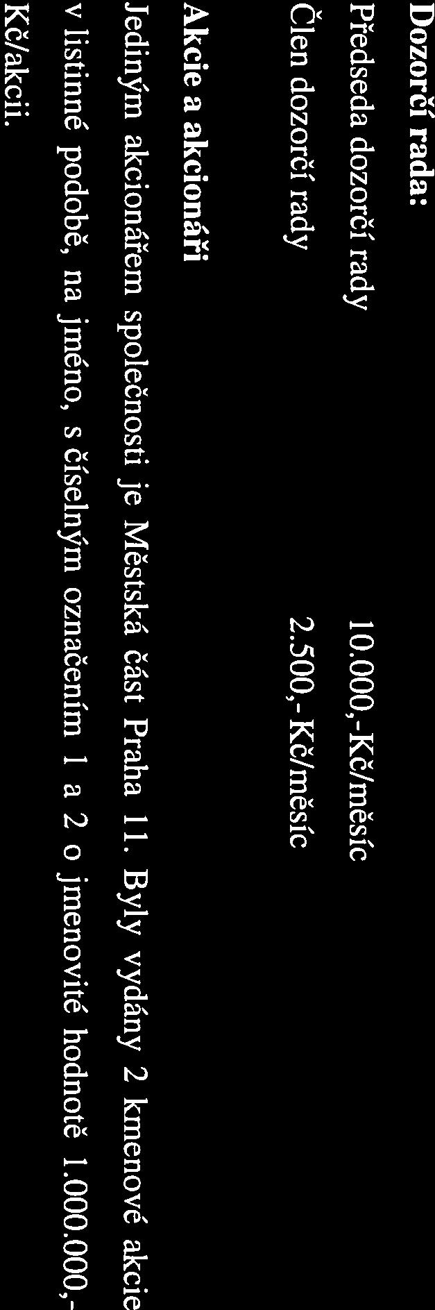 představenstva 12.000,-Kč/měsíc 8.000,-Kč/měsíc 5.