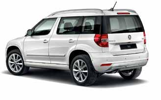 ŠKODA Yeti prichádza s novým vzhľadom, ktorý reprezentuje súčasný dizajnový jazyk značky ŠKODA. Zároveň Yeti ponúka špecifické riešenia v závislosti od vyhotovenia vozidla.