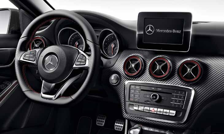 42 A 250 Sport a A 250 Sport 4MATIC. Vyšší výkon, sportovní designové prvky, exkluzivní výbavy a sada jízdní dynamiky AMG to je sportovní model třídy A.