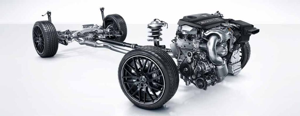 46 Mercedes-AMG A 45 4MATIC. Vysoký výkon začíná u vozů Mercedes-AMG již dlouho před startem.