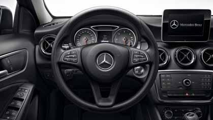 m ZÍSKEJTE VÍCE INFORMACÍ Kompletní standardní výbavu zjistíte z ceníku, který si můžete prohlédnout i online: www.mercedes-benz.