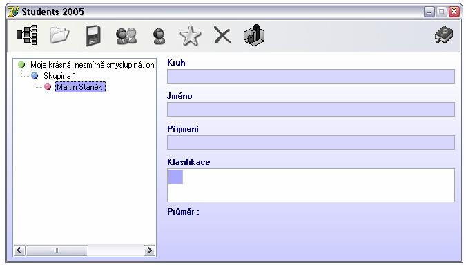 : Tlačítko OK se uschopní až v momentě, kdy má vepsaný název skupiny minimálně jeden znak, zneschopní se v momentě, pokud je textové pole prázdné.