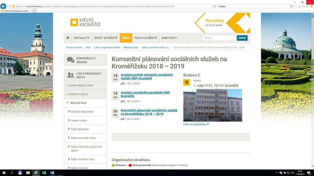 První dvě z plánovaných analýz - Analýza potřeb uživatelů sociálních služeb ORP Kroměříž a Analýza sociálního prostředí v ORP Kroměříž, byly prezentovány na veřejném projednání, které se uskutečnilo