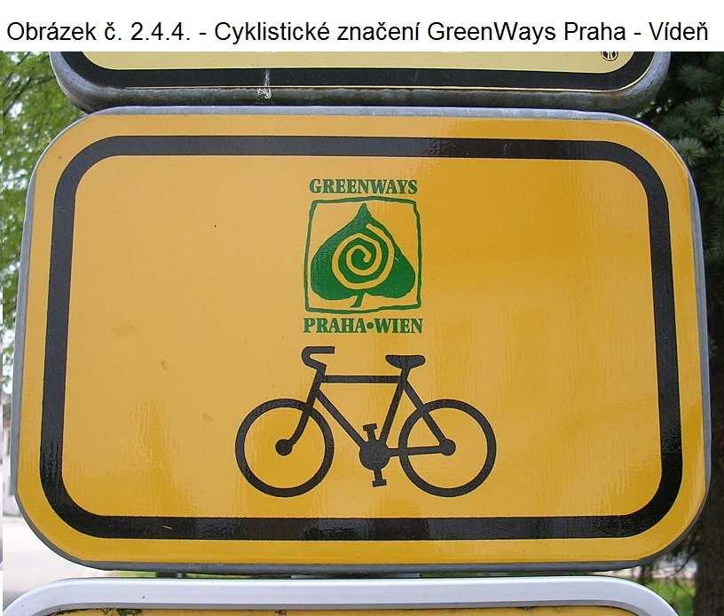 Obrázek č. 16 Cyklotrasa Greenway Ovšem vybavenost území cyklostezkami tj.