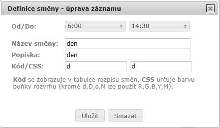 Uložené záznamy lze později kdykoliv editovat. Editační okno vozidla se vyvolá dvojklikem na příslušný řádek v seznamu vozidel. Editoval lze všechny položky kromě registrační značky.