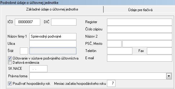 Program vytvorí inštaláciu programu pre iné účtovné obdobie ako je aktuálne. Verzia programu vo vytvorenom období bude rovnaká ako verzia, v ktorej bude táto funkcia použitá.