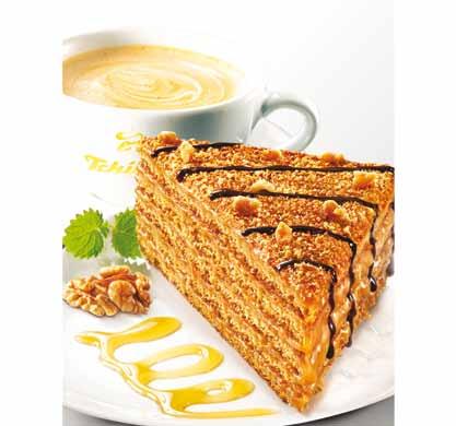 - 9 - Dezerty Desserts / Nachspeisen Čokoládová palačinka EUR 3,00 CZK 72 Chocolate pancake Schokoladenpalatschinken Medový dort EUR 3,00 CZK 72 Honey cake Honigtorte CZK 45* EUR 1,90* CZK 45* EUR