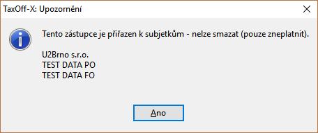 zástupce právnické osoby.