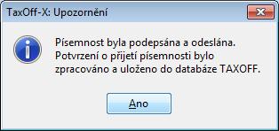 Rovněž v souvislosti odstraněna chyba, do databáze se po nainstalování doplňku 01 nezapisoval datum odeslání písemnosti. Toto datum je po instalaci doplňku 02 a spuštění programu automaticky doplněno.