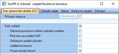 Upraveny legislativní parametry pro výpočty.
