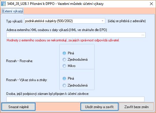 Zapracován nový formulář s pokyny. Do nápovědy doplněny i změny v legislativě vydané v průběhu roku 2017, platné pro rok 2017.