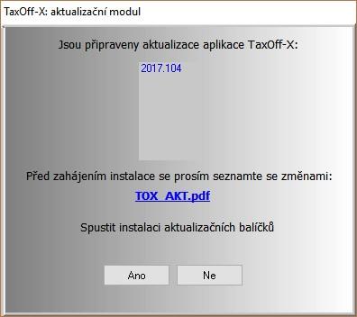 Rozlišení monitoru počítače pro správné (úplné) zobrazení všech prvků softwaru TaxOff musí být nastaveno minimálně na 1024 x 768.