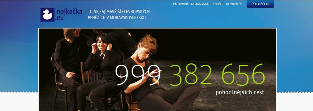 Výsledkový webový portál nejkacka.eu (www.nejkacka.eu) V květnu 213 byl spuštěn nový webový projekt nejkacka.eu na stejnojmenné doméně.