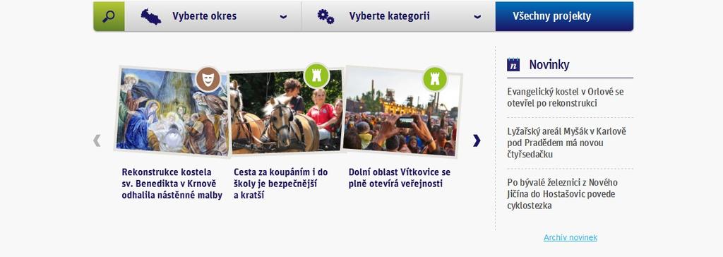 Vzhledem k cílové skupině uživatelů je komunikace realizována informačně-zábavní formou s důrazem na vizuální stránku prezentace projektů a informační srozumitelnost.