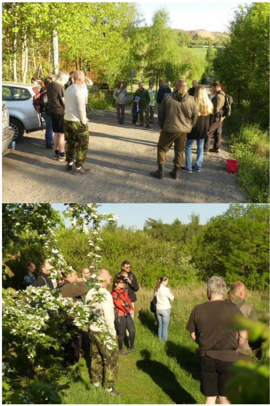 Vftanf ptacfho zpevu, ktere probehlo 6. 5. 2018 se zucastnilo 20 lidf.