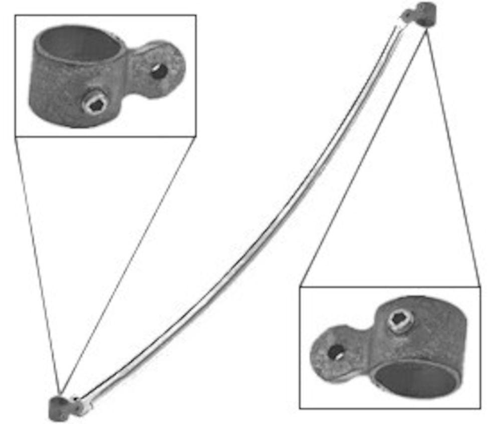 number 43756001 * Leg straight 2200 mm Each configuration needs the quantity of three legs, so to get a complete product you need to order three pieces