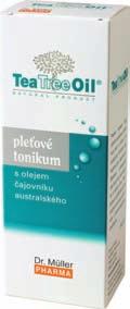 Olej čajovníku australského (Tea Tree Oil) účinně působí při projevech akné.