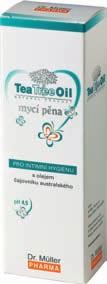 Intimní mycí pěna s olejem čajovníku australského Jemná mycí pěna s olejem