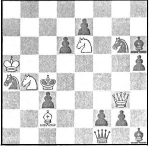 2. Sxb3 c2 3. Je2 mat O. Duras, 5. cena, Československý šach 1929 Česká společnost pro duševní zdraví, pobočka Mladá Boleslav Nový park 1262, Mladá Boleslav telefon: 326 72