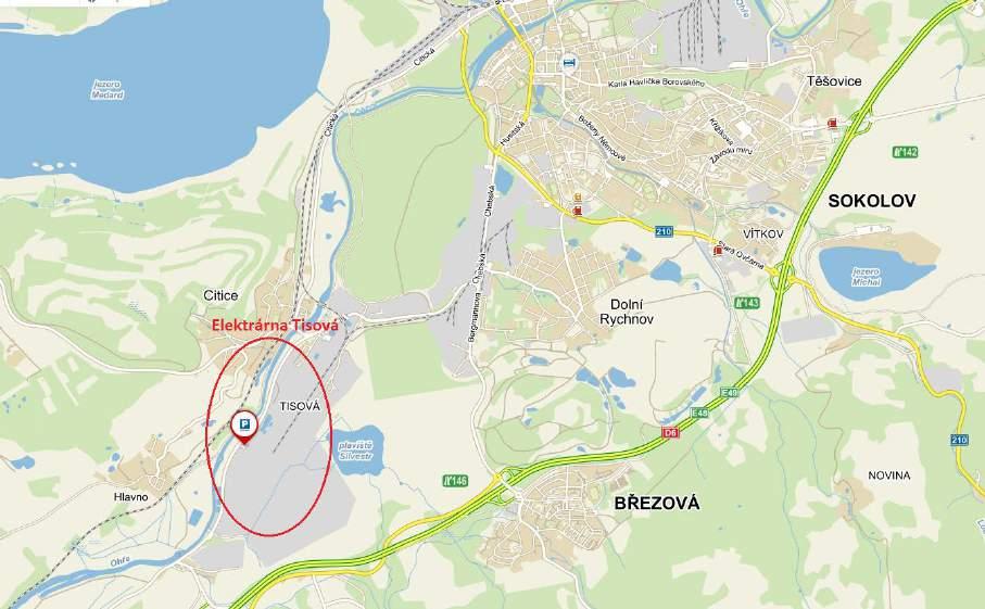Obrázek 7 Lokalizace umístění zdroje