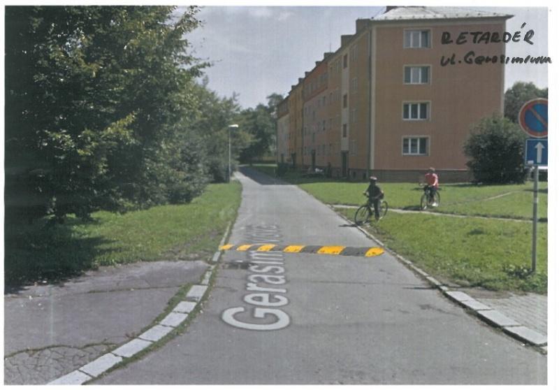 Z16 Cesta bezpečná dětem Autor: Nováčková Pavlína Rozpočet: 6 000 Kč Lokalita: Mezi křižovatkou ulic Krasnoarmějců a Gerasimovova
