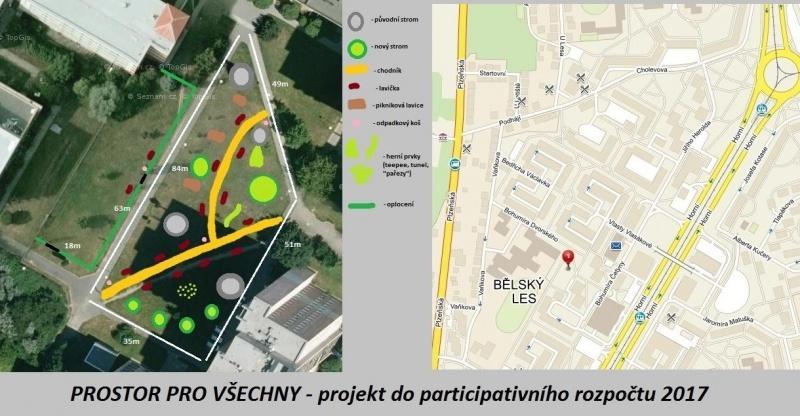 D2 Prostor pro všechny Autor: Janík Pavel Rozpočet: 563 754 Kč Lokalita: mezi B. Četyny, B. Dvorského a V.