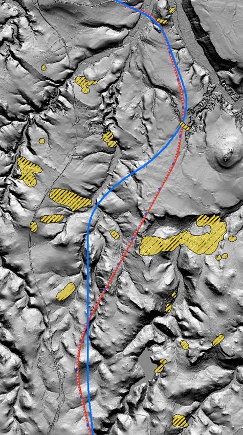Einschnitte) und Tunnelportalen Trasse 2012 Trasse 2012 Hohlräume nach 8 Sächsische Hohlraumverordnung