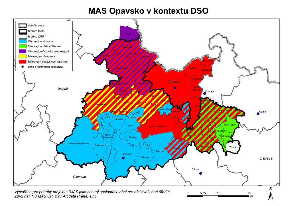 kontextu DSO 1 Obec Mikolajice je zároveň