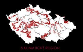 8 Charakteristika: Hledaná bonitovaná půdně ekologická jednotka spadá do pátého klimatického regionu, který zahrnuje v Čechách západní, jižní a východní část Plzeňské pahorkatiny, severní a východní