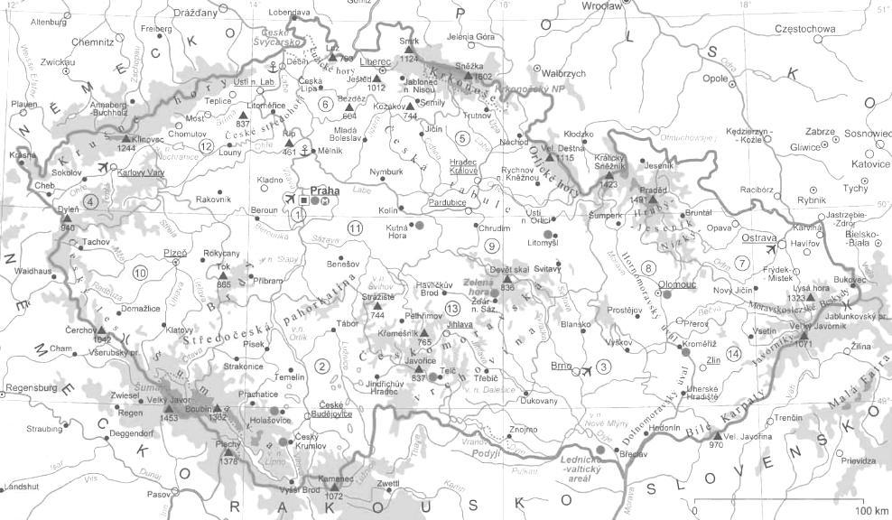 3/25 MSS - místa realizací 09/2018 71 lokalit 169 sloupků MSS 060818 do roku 2013 od roku 2013 od