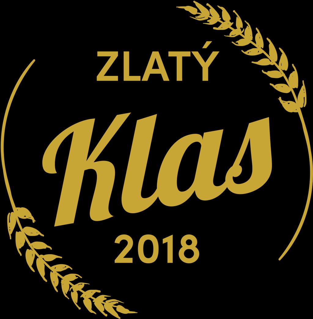 V. LOGO OCHRANNÉ ZNÁMKY Logo ochranné známky Zlatý klas 2018 oprávněné používat na oceněném výrobku.